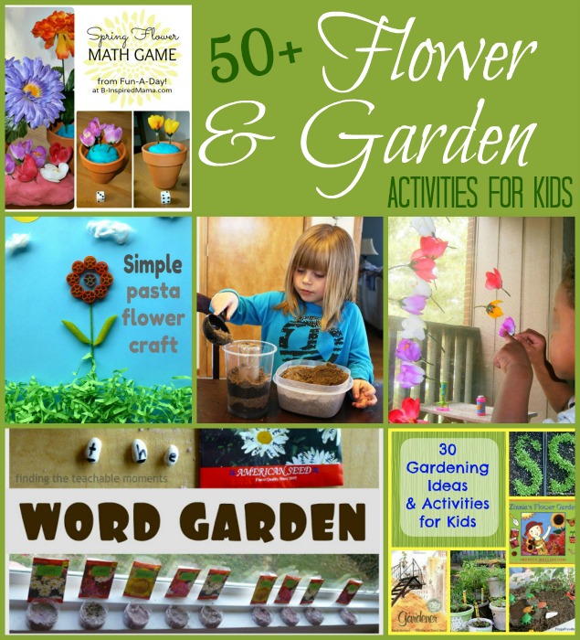 ... with kids, garden activities with kids, flowers and gardens with kids