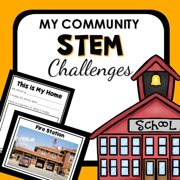 My Community STEM challenges resource cover. 