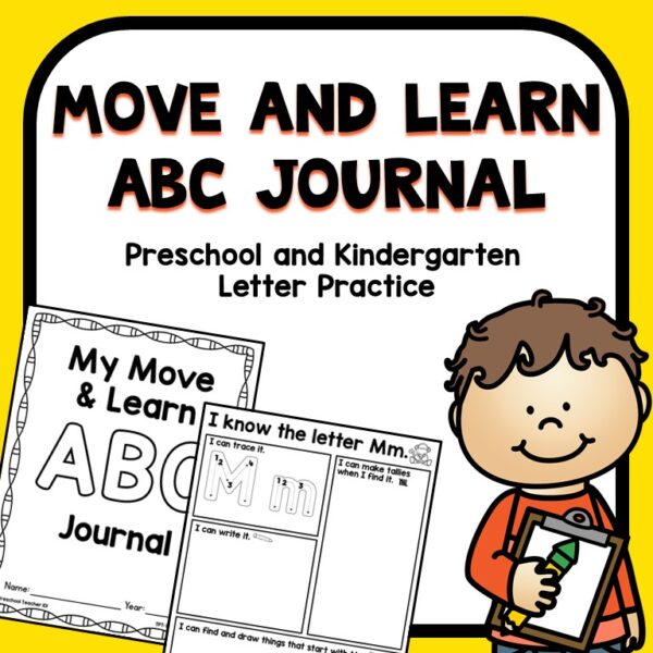 move and learn abc journal