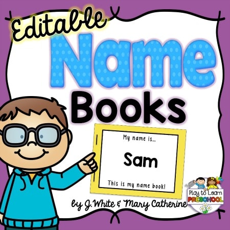 cover image for editable name books