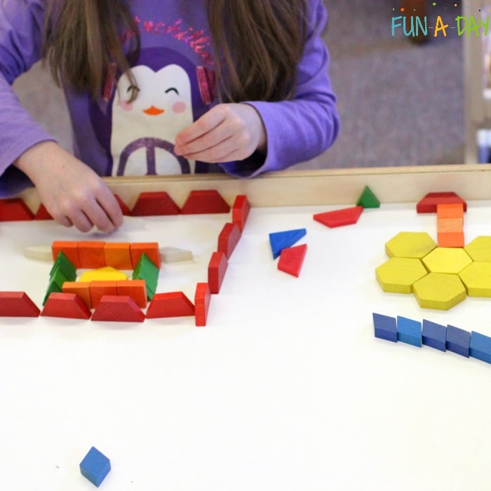 centers in preschool - math