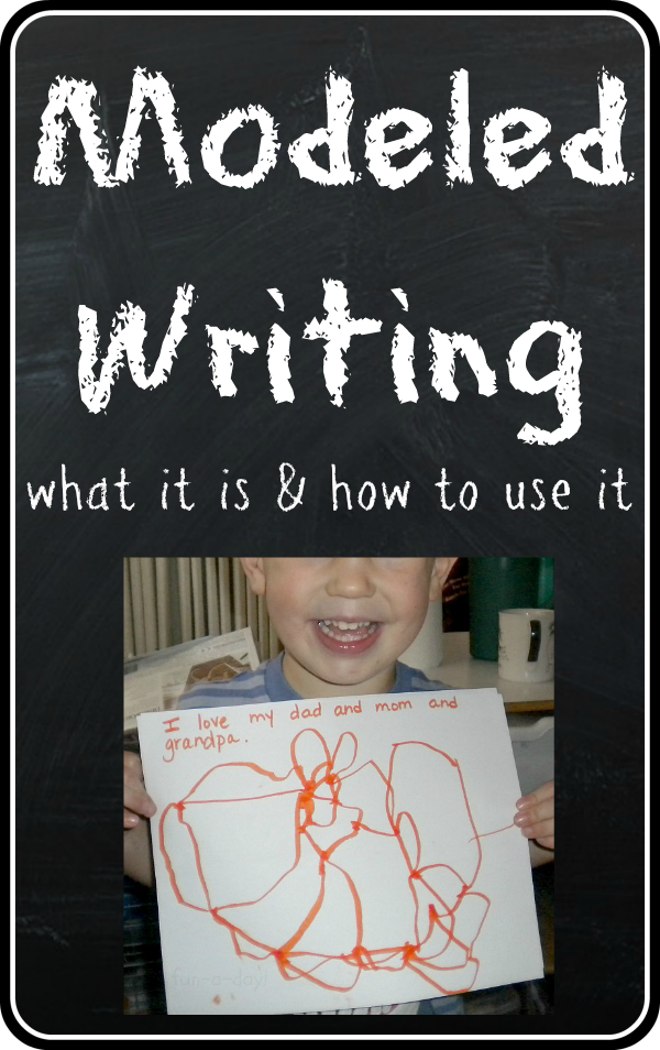 Teaching Writing in Preschool: Modeled Writing