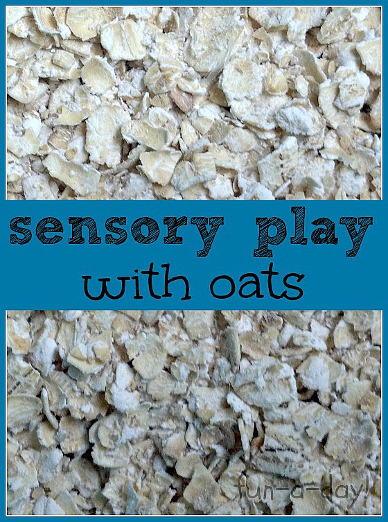 Sensory Play with Oats