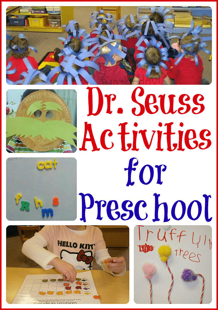 dr.seuss kindergarten activities