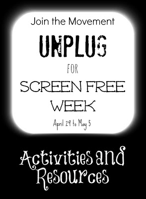 kids' activities for screen-free week, fun activities for screen-free week, ideas for screen-free week