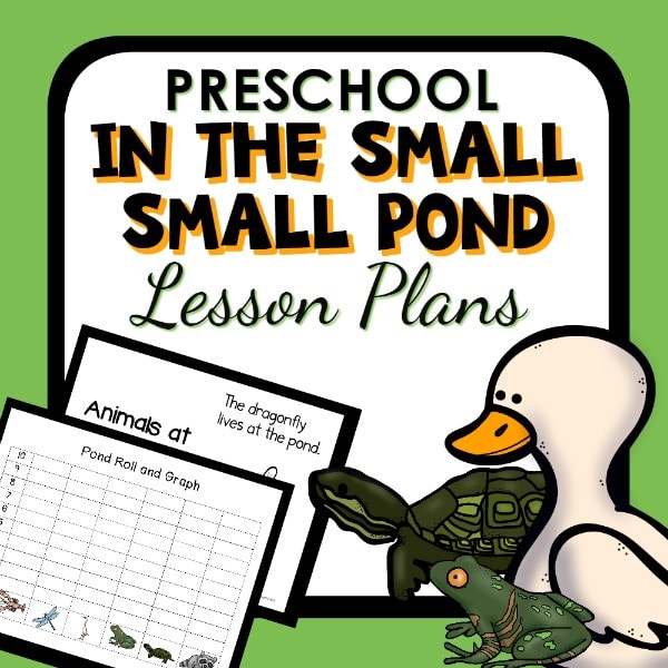 In the Small Pond preschool lesson plan resource cover..