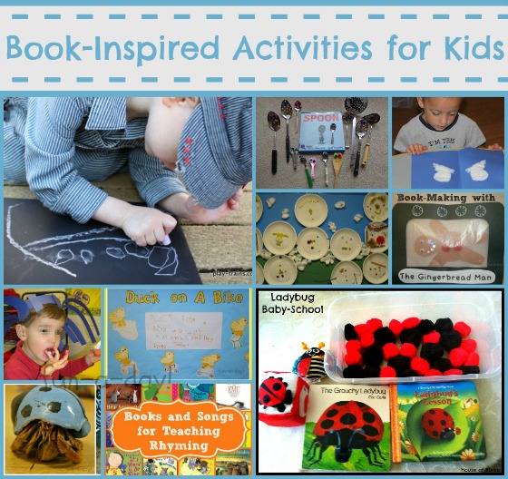 book-inspired activities for kids and students, book activities for kids, child activities based on books, arts and crafts based on books