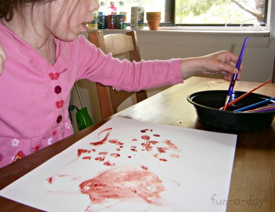 multi-sensory process art, multi-sensory learning, multi-sensory play, painting with gelatin, painting with jell-o