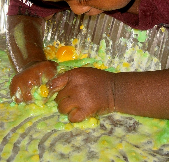 Cool Whip Sensory Activities for Toddlers