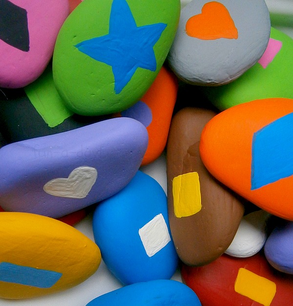 Learning Shapes and Colors with Rainbow Rocks