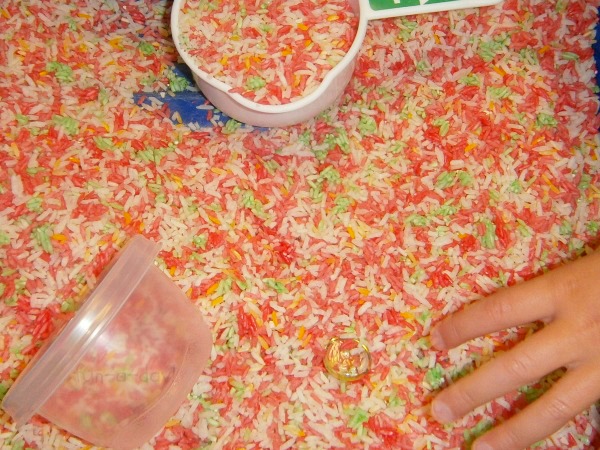 Colorful and Scented Rice Using Jell-O