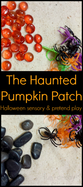 The Haunted Pumpkin Patch {Halloween Sensory Play}