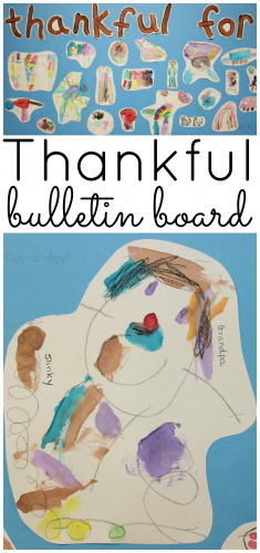 Thanksgiving Bulletin Board for Preschool