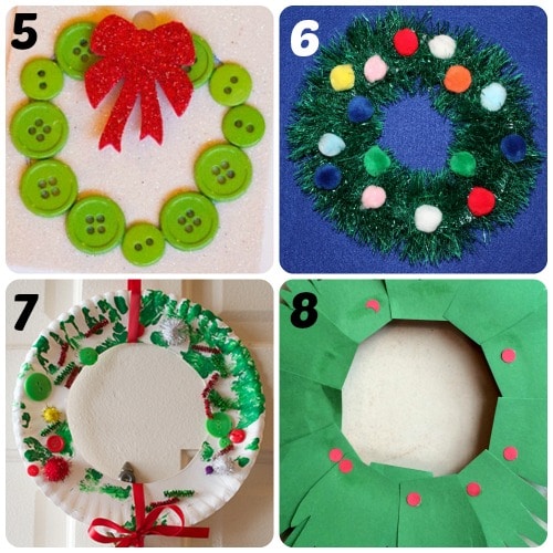 Festive Christmas Wreaths to Make with Kids