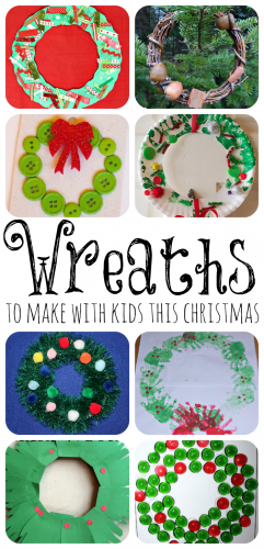 Festive Christmas Wreaths to Make with Kids