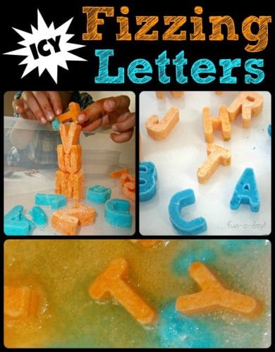 Top Preschool Activities 2013 - Icy, Fizzing Letters