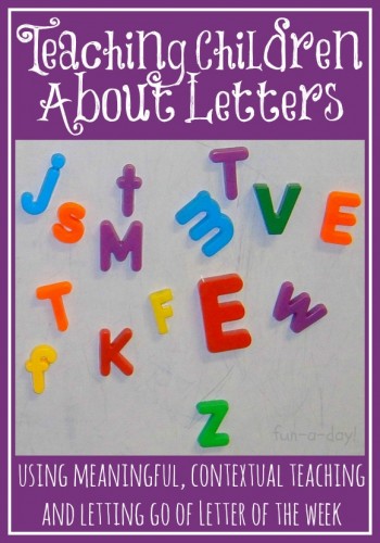 Top Preschool Activities 2013 - Teaching Children About Letters