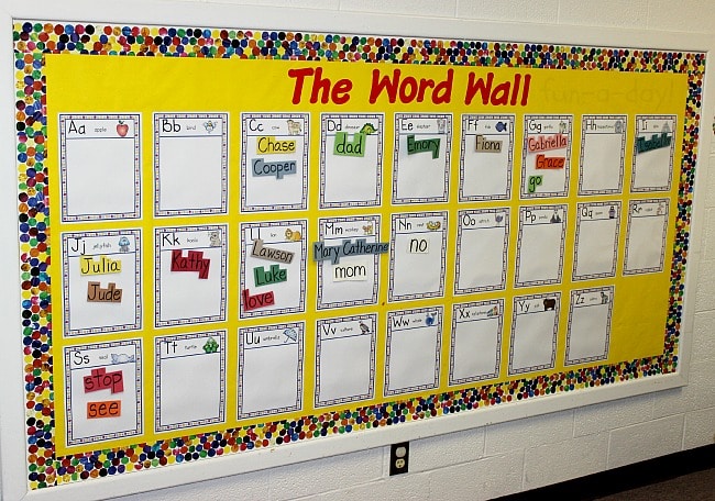 Word Walls in Preschool and Kindergarten