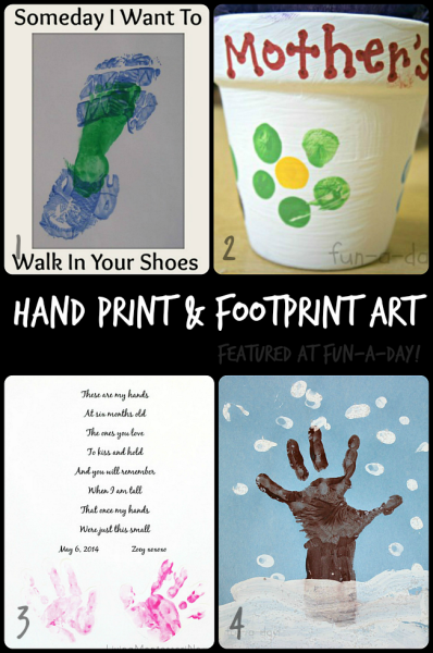 collection of more than 20 hand and footprint art ideas