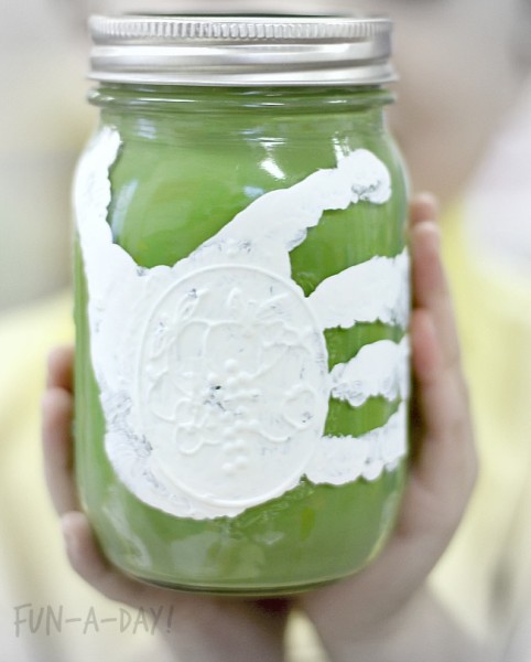 mason jar craft for kids to make as a gift