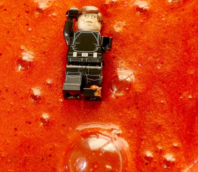 Lego Star Wars Anakin in lava slime