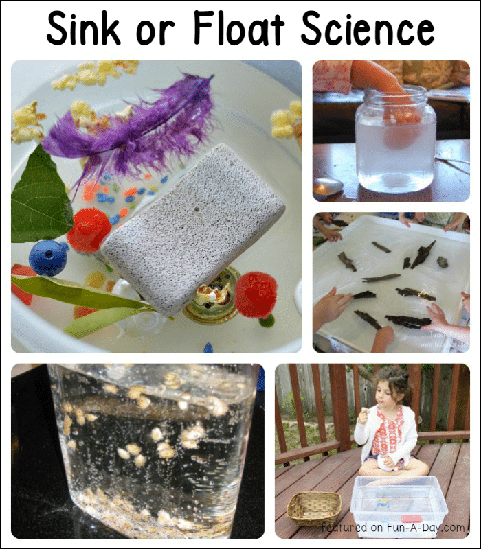 Top Summer Science Experiments for Kids - Sink or Float