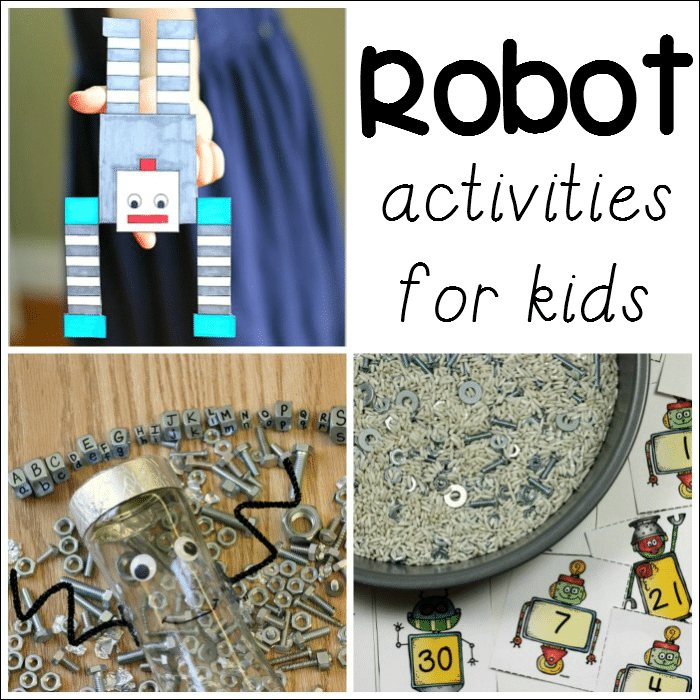 We've got to try these robot activities for kids