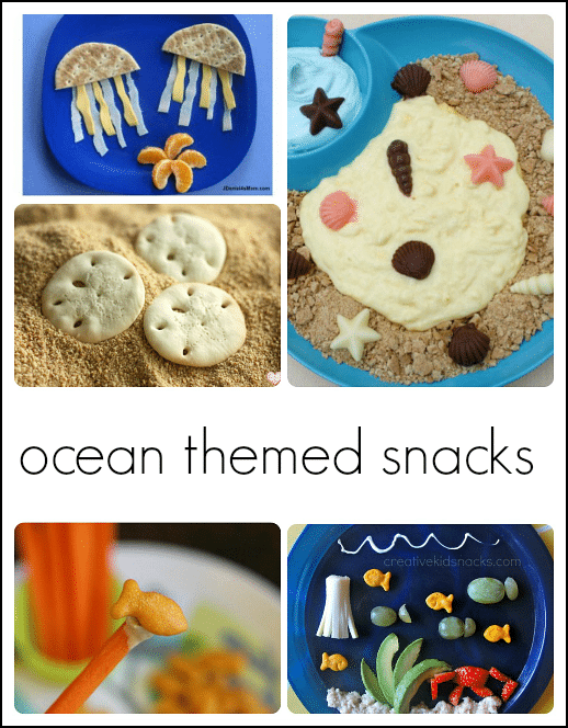 Snacks kids will love during a preschool ocean theme
