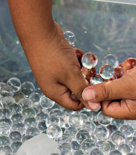 scented water beads sensory play for summer 2