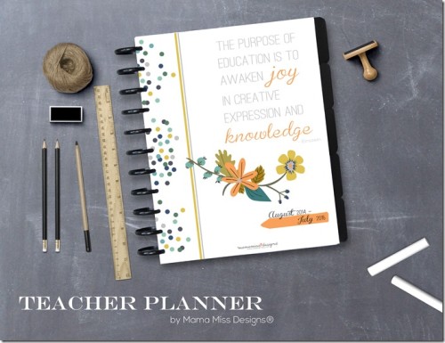 A Review of the Mama Miss Printable Teacher Planner