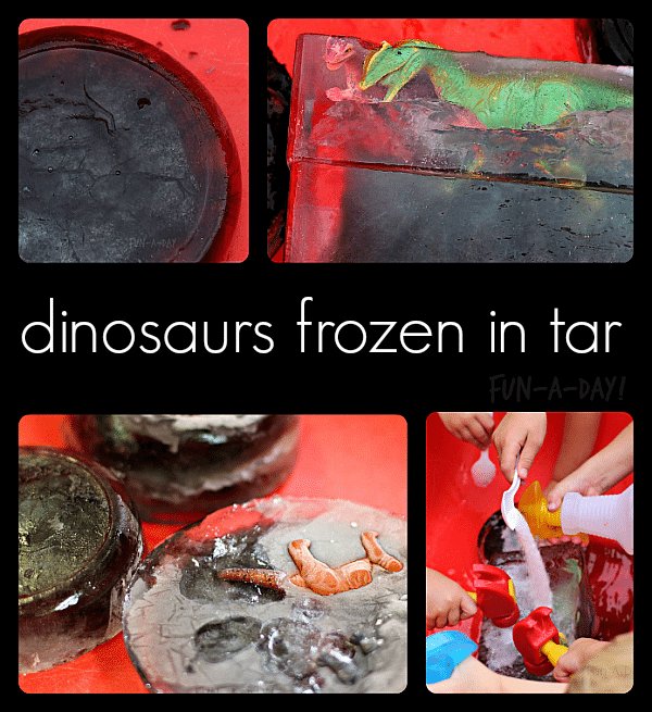 frozen dinosaur activity with a twist