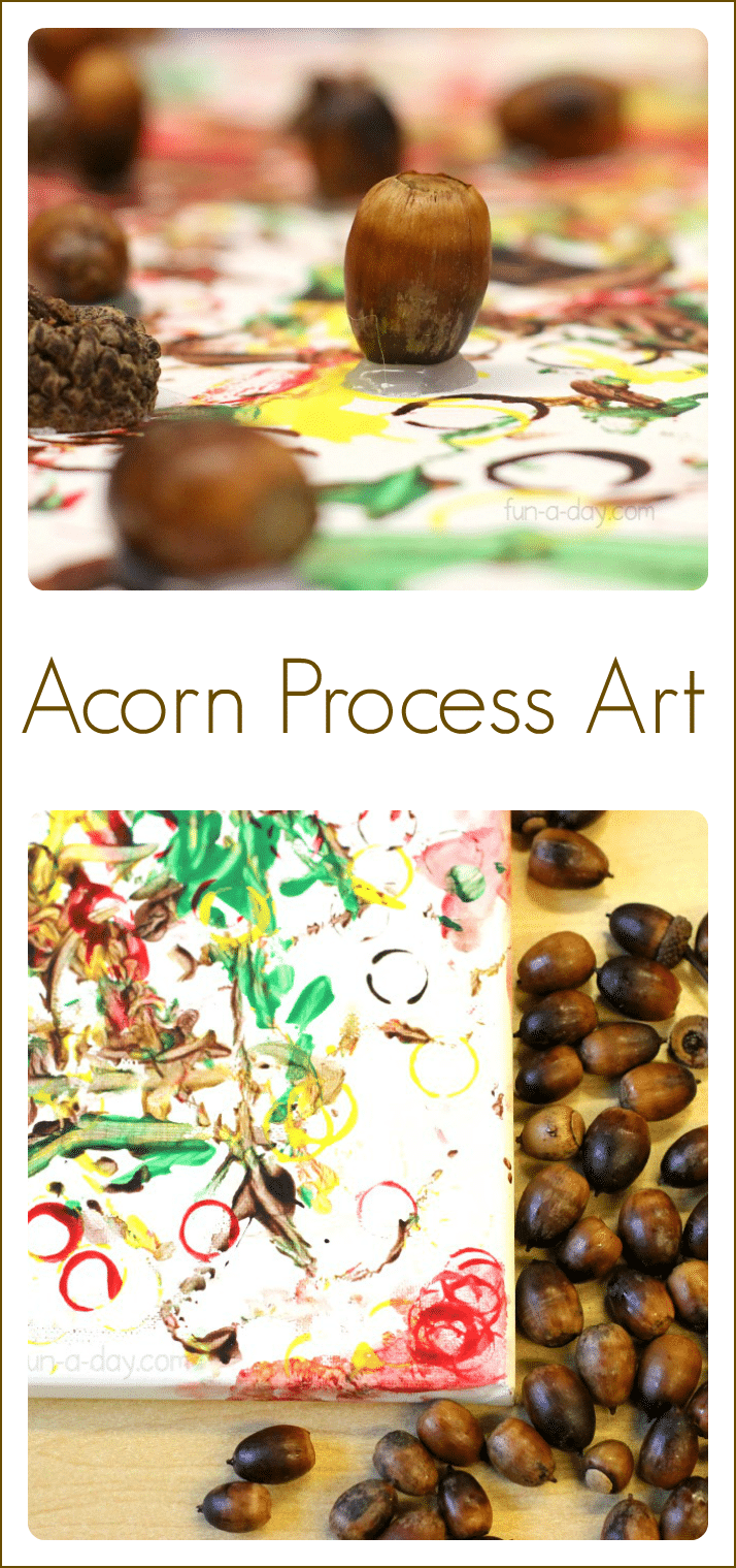 Acorn Process Art - Fun Fall Art for Kids to Create