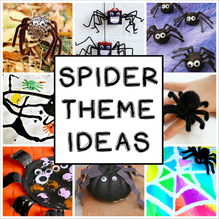 Spider crafts and activities perfect for a spider theme
