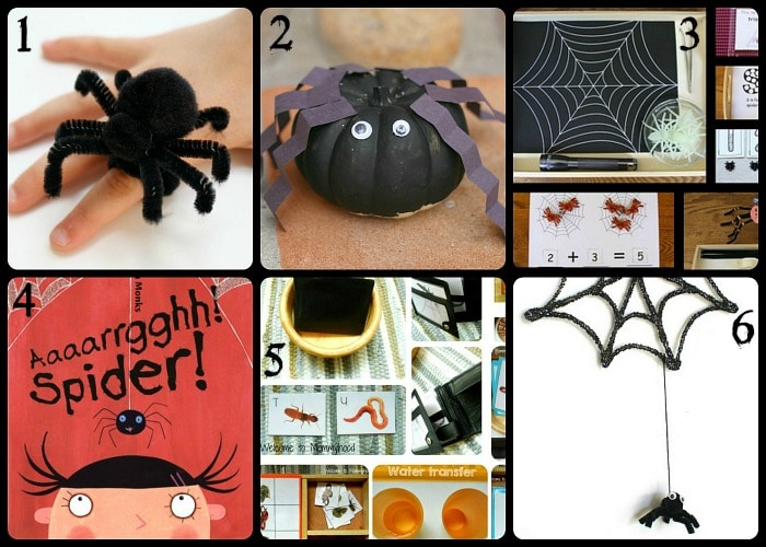 Spider crafts and activities for kids to make