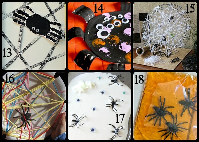 spider crafts and activities for kids