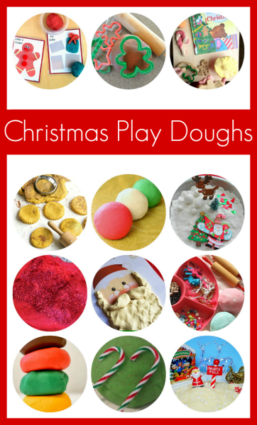 Christmas Play Dough Recipes for Kids to try this winter