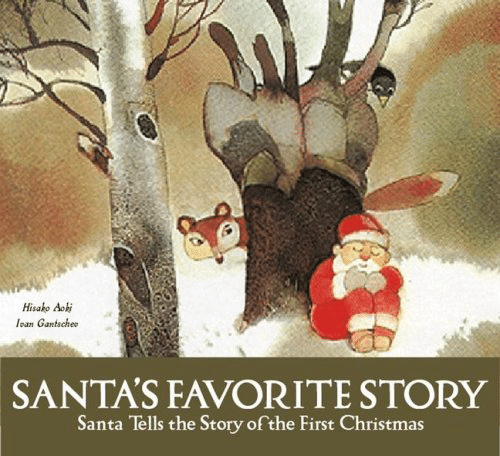 Christmas art for kids based on Santa's Favorite Story