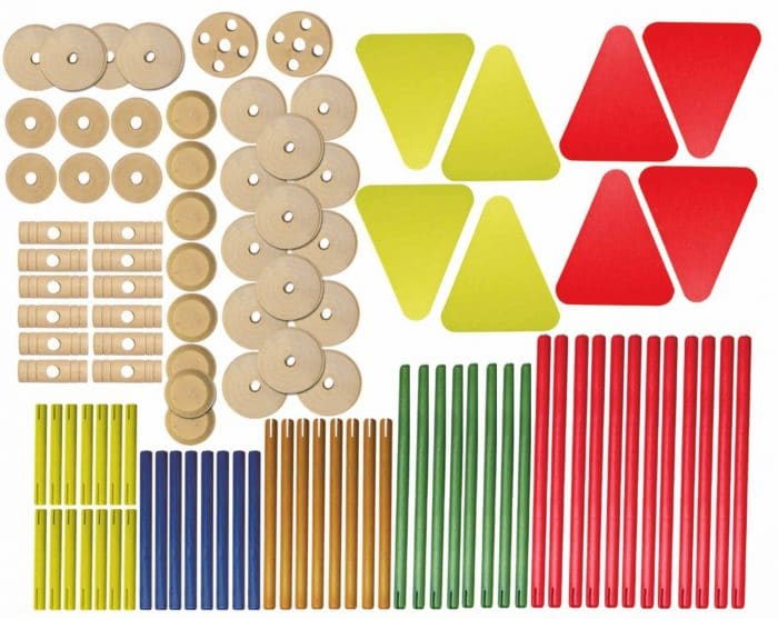 Tinker Toys are one of the 5 classic building toys for kids we love