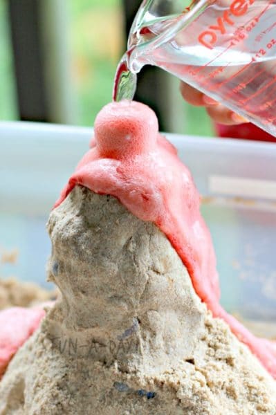The best preschool learning activities of 2014 - Make a sand volcano
