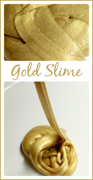 The best preschool learning activities of 2014 - gold slime recipe
