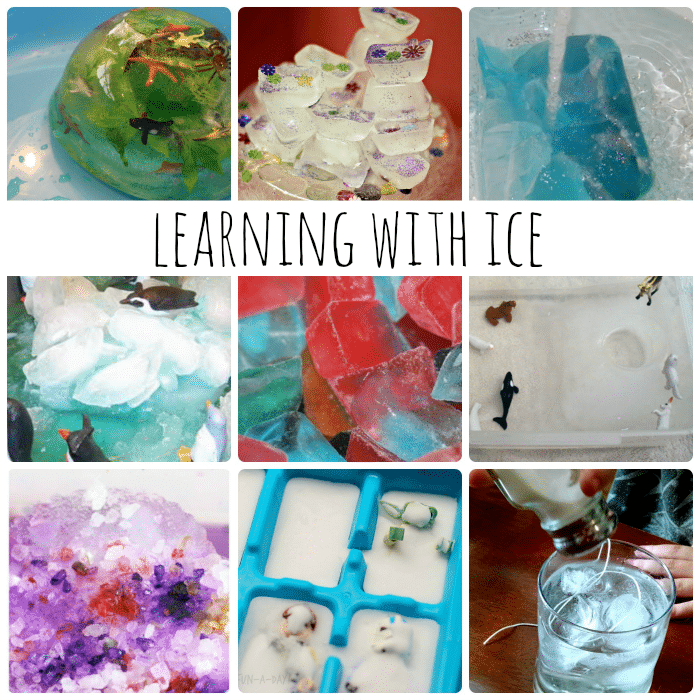 15 awesome hands-on learning activities for kids that focus on ice
