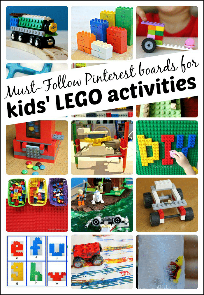 Must-follow Pinterest boards for kids' LEGO activities