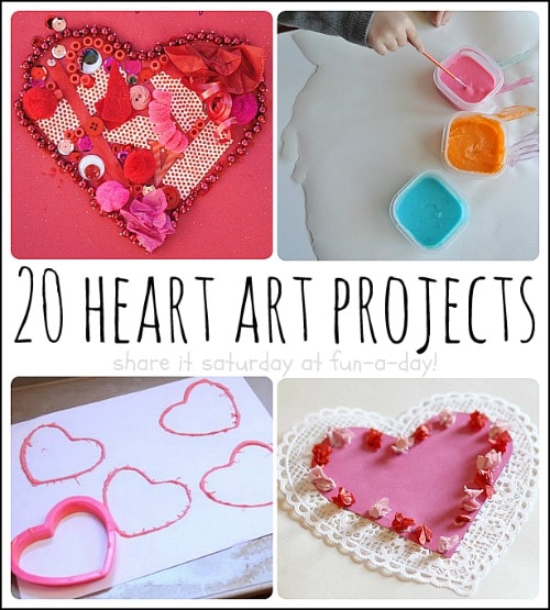 Valentine activities for preschoolers - 20 heart art projects to try