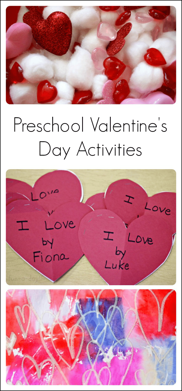 Valentine activities for preschoolers to enjoy