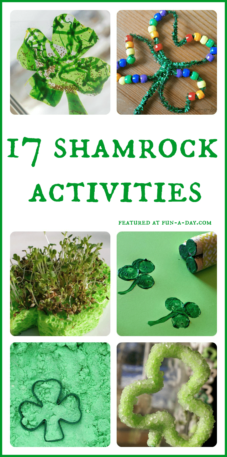 17 Shamrock crafts and activities - St. Patrick's Day for kids