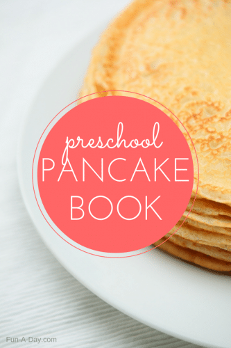 A preschool writing activity perfect for Pancake Day