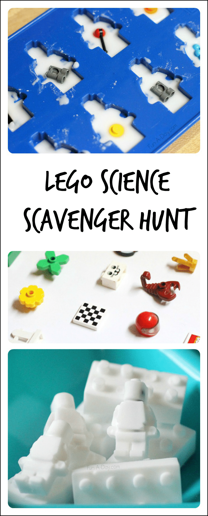 LEGO science scavenger hunt for kids - so much playful learning!