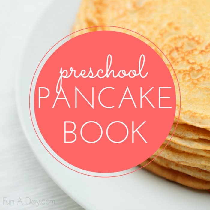 Preschool writing activity for Pancake Day or Shrove Tuesday