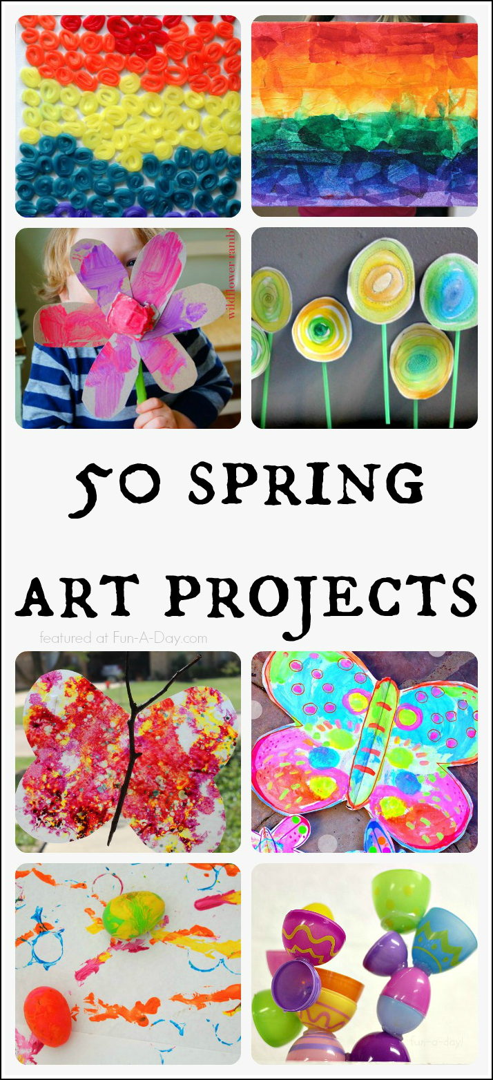 50 Amazing Spring Art Projects for Kids!