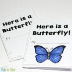 Butterfly life cycle printable emergent readers for preschool and kindergarten
